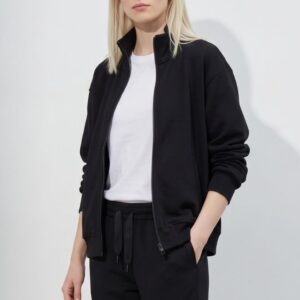 FELPA FULL ZIP MODAL COLLO E POLSINI COSTINA 13 FELPA FULL ZIP MODAL COLLO E POLSINI COSTINA - Thumbnail Image 5