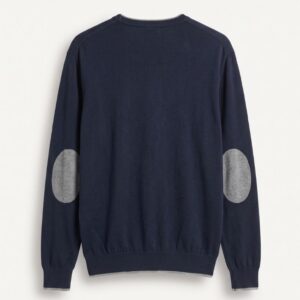 MAGLIA CON DETTAGLI A CONTRASTO E TOPPE 12 MAGLIA CON DETTAGLI A CONTRASTO E TOPPE - Thumbnail Image 6
