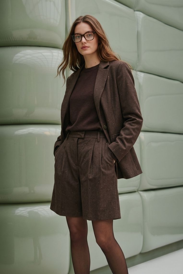 BERMUDA GESSATO LUREX