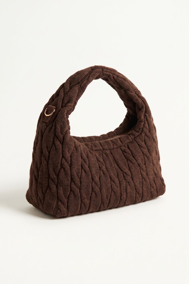 BORSA IN MAGLIA TRECCIA 3 BORSA IN MAGLIA TRECCIA - immagine 3