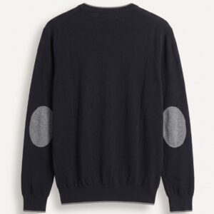MAGLIA CON DETTAGLI A CONTRASTO E TOPPE 10 MAGLIA CON DETTAGLI A CONTRASTO E TOPPE - Thumbnail Image 4