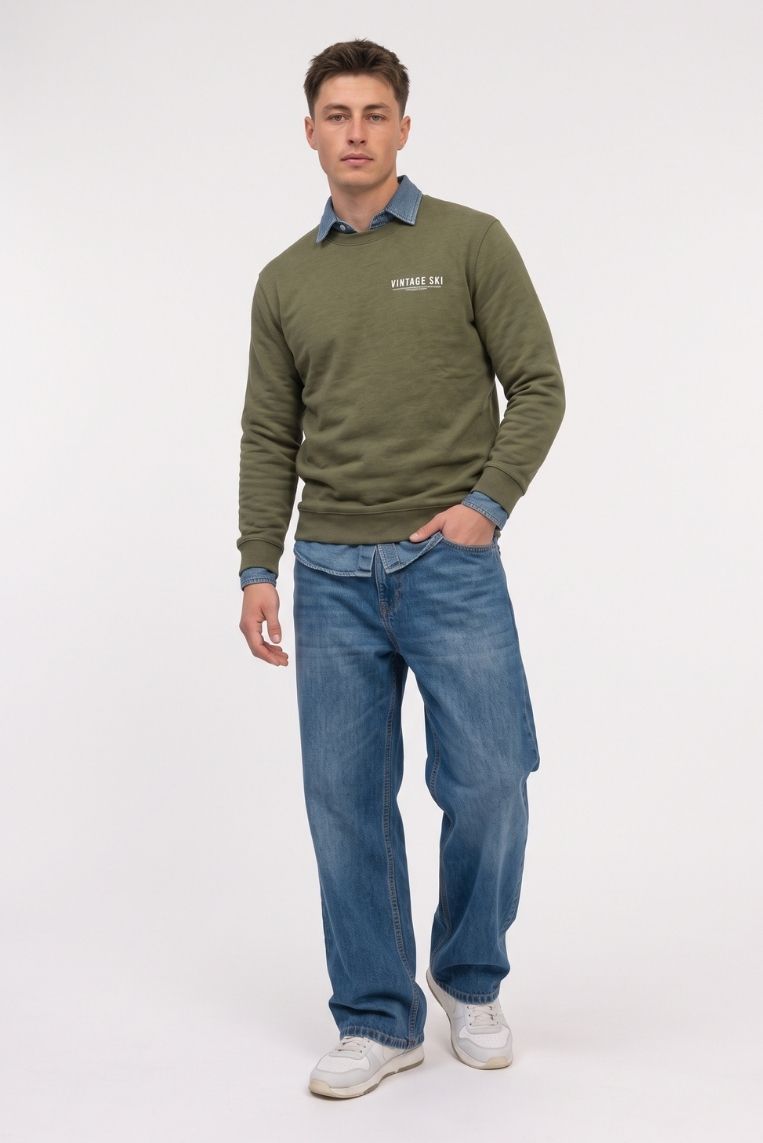 DENIM GAMBA LARGA LOOSE FIT 2 DENIM GAMBA LARGA LOOSE FIT - immagine 2