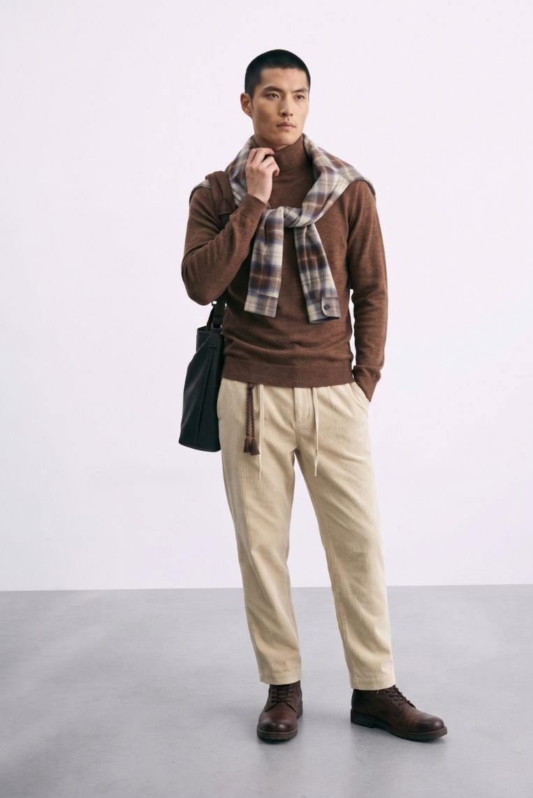 PANTALONI VELLUTO FIT REGULAR 6 PANTALONI VELLUTO FIT REGULAR - immagine 6
