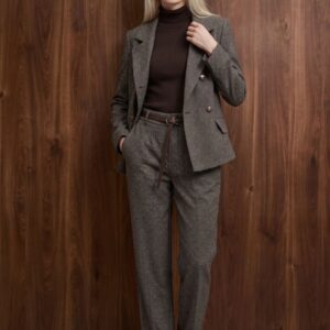 PANTALONE CHECK GAMBA DRITTA RISVOLTO 6 PANTALONE CHECK GAMBA DRITTA RISVOLTO - Thumbnail Image 2