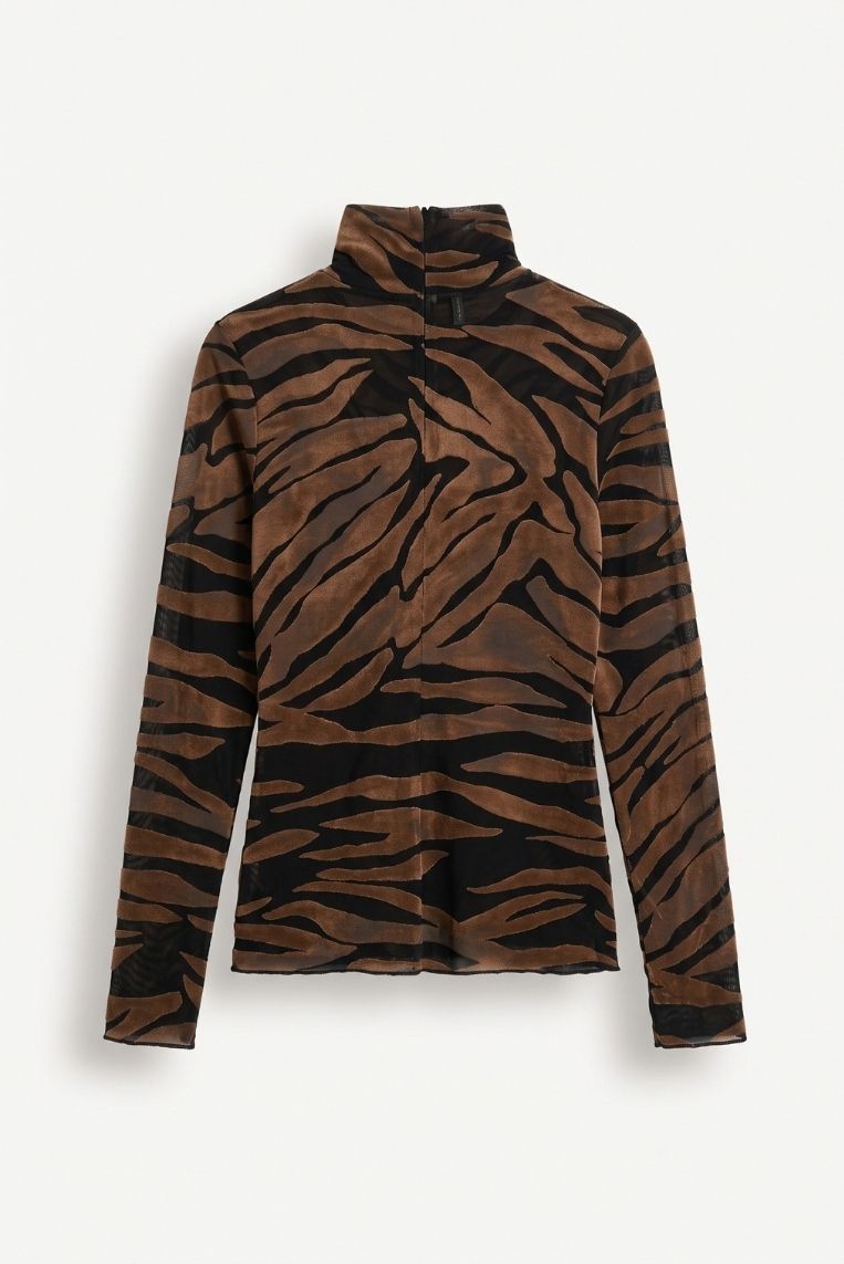 MAGLIA MISTO CACHEMIRE ZEBRA 6 MAGLIA MISTO CACHEMIRE ZEBRA - immagine 6