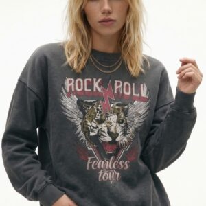 FELPA STAMPA TIGRE ROCK 16 FELPA STAMPA TIGRE ROCK - Thumbnail Image 6