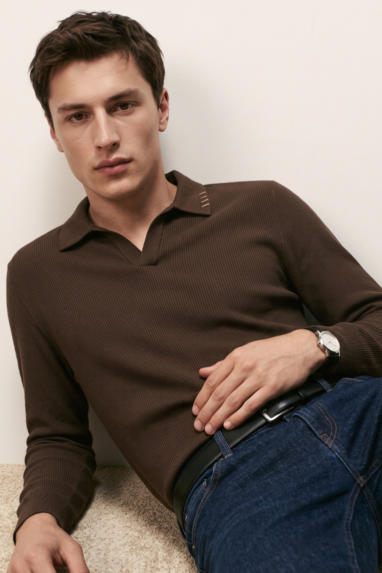 T-SHIRT COLLO DERBY MANO CALDA