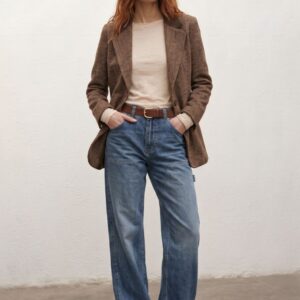 DENIM WIDE LEG PATTA FRONTALE 6 DENIM WIDE LEG PATTA FRONTALE - Thumbnail Image 2
