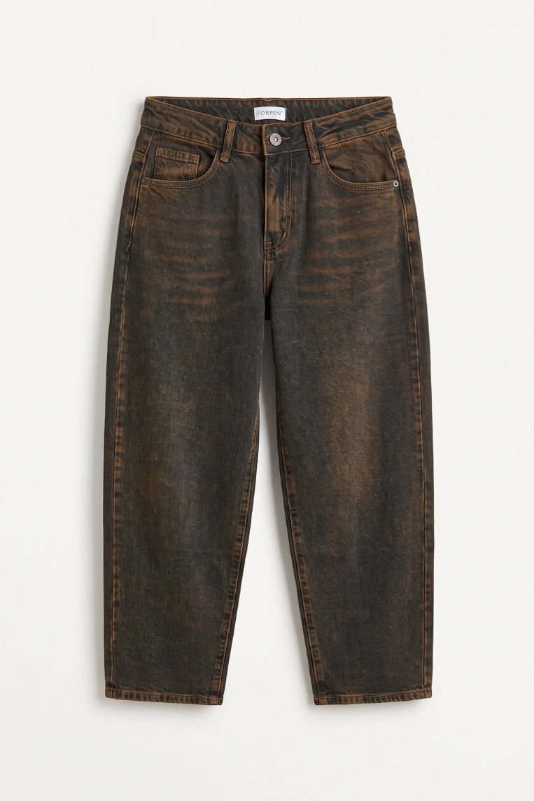 DENIM WIDE LEG EFF SLAVATO 3 DENIM WIDE LEG EFF SLAVATO - immagine 3