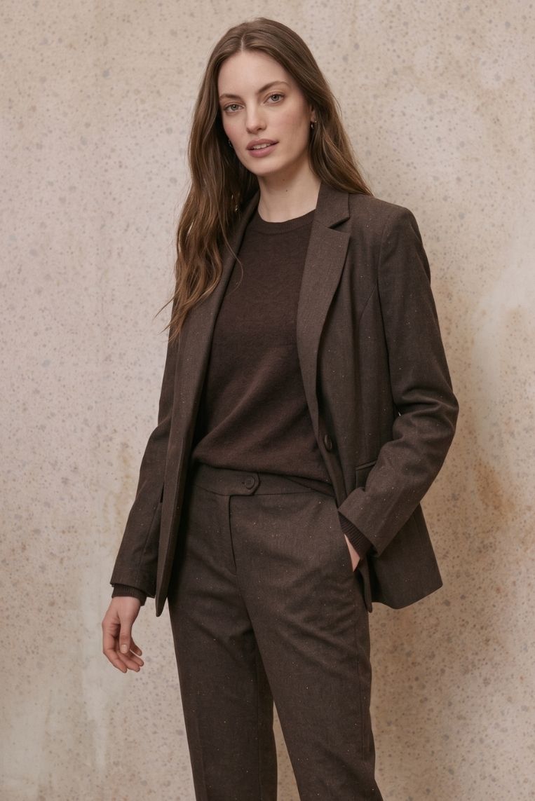 GIACCA SLIM GESSATO LUREX 2 GIACCA SLIM GESSATO LUREX - immagine 2