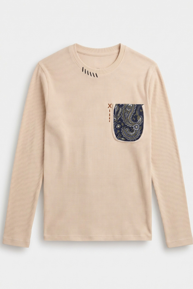 T-SHIRT GIROCOLLO TASCHINO TOPPA - immagine 3
