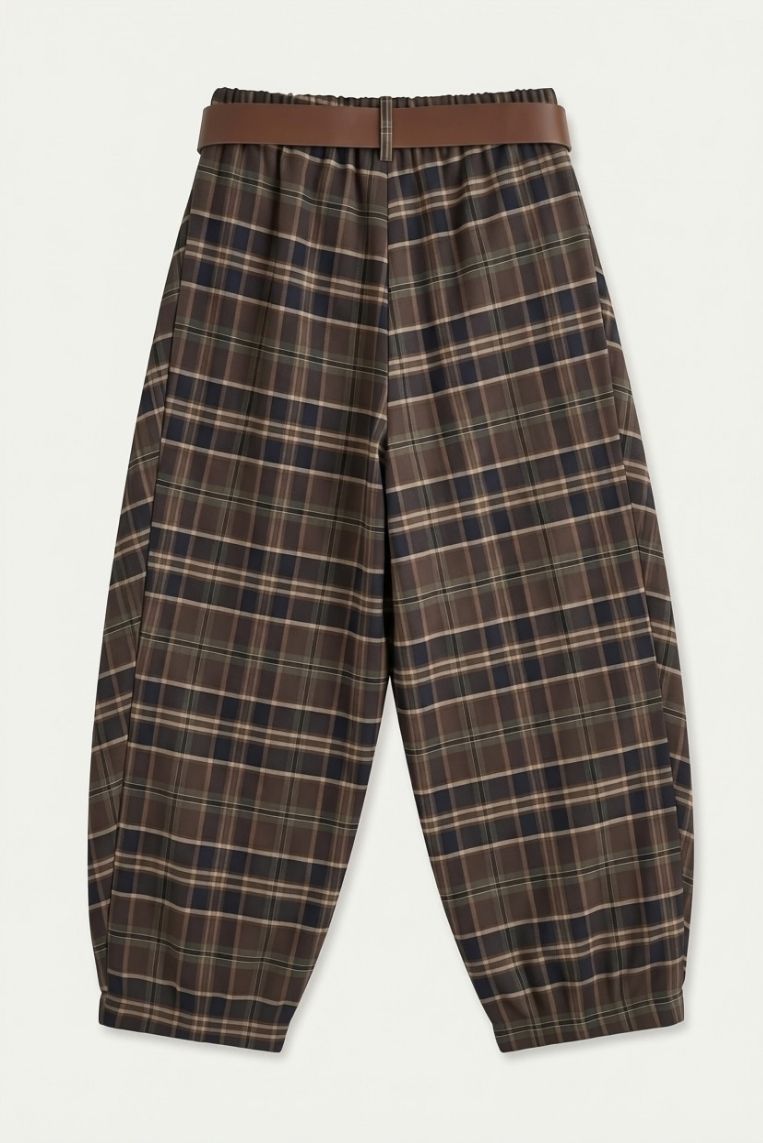 PANTALONE BALLOON CHECK - immagine 4