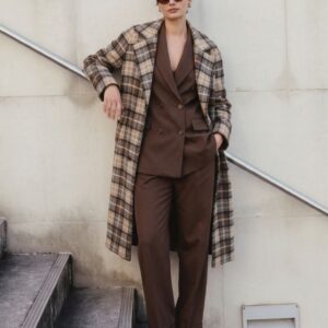 CAPPOTTO TESSUTO MAGLIA QUADRI 18 CAPPOTTO TESSUTO MAGLIA QUADRI - Thumbnail Image 8