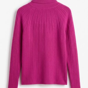MAGLIA COLLO ALTO TRECCINE VISCOSA 18 MAGLIA COLLO ALTO TRECCINE VISCOSA - Thumbnail Image 8