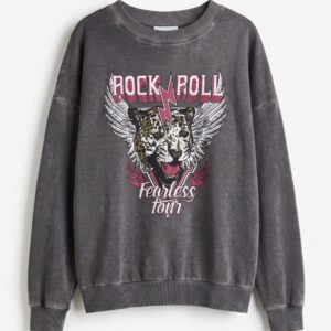 FELPA STAMPA TIGRE ROCK 17 FELPA STAMPA TIGRE ROCK - Thumbnail Image 7