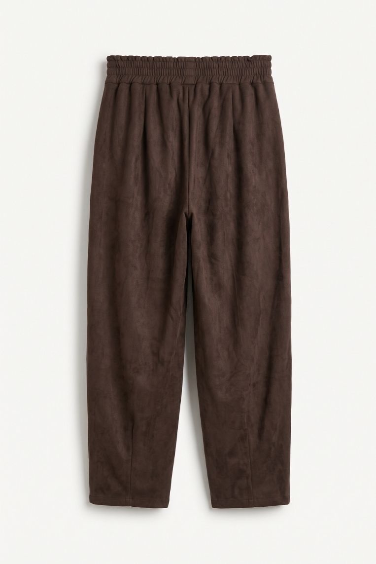 PANTALONE ECO CAMOSCIO CARROT 4 PANTALONE ECO CAMOSCIO CARROT - immagine 4