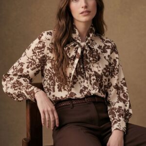 BLUSA STAMPA FLOCK 6 BLUSA STAMPA FLOCK - Thumbnail Image 2