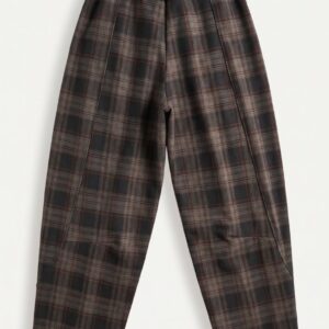 PANTALONE CHECK MORBIDO SAGOMATO 8 PANTALONE CHECK MORBIDO SAGOMATO - Thumbnail Image 4