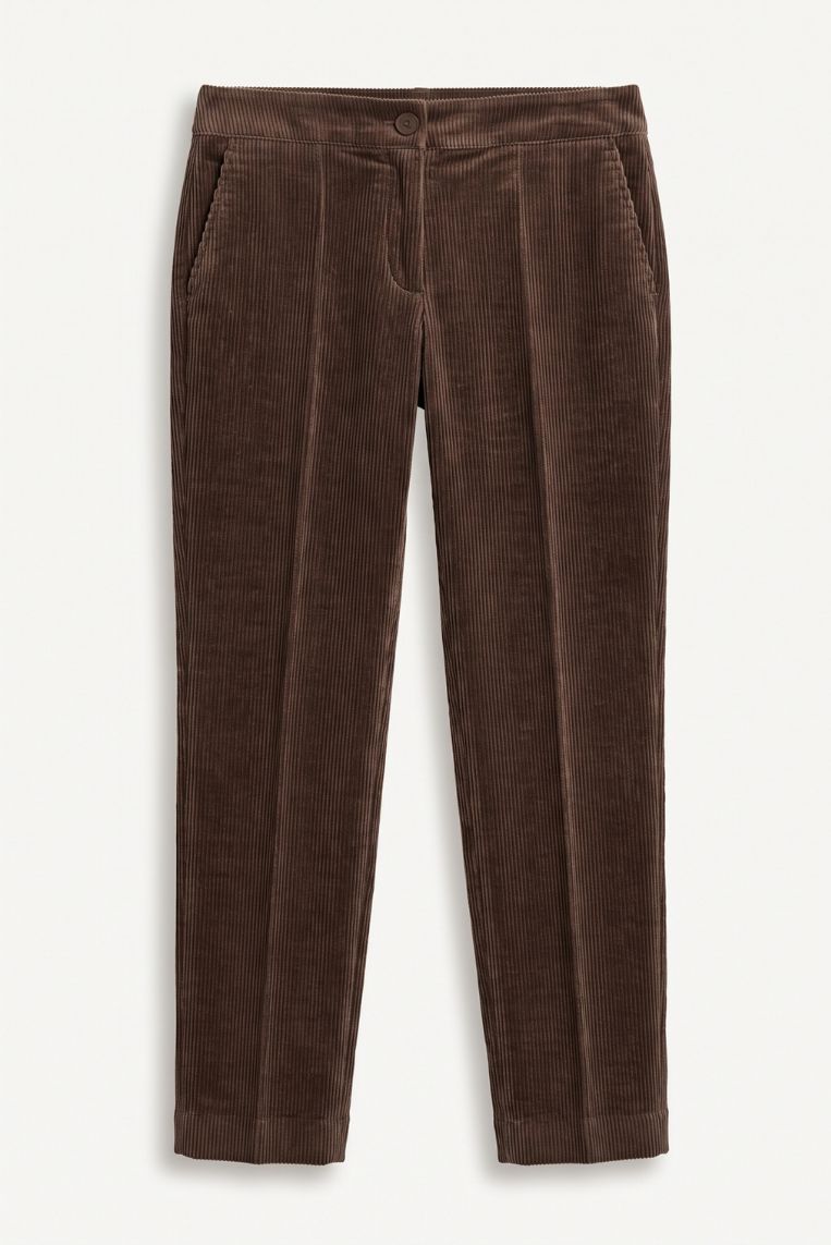 PANTALONE SIGARETTA VELLUTO 3 PANTALONE SIGARETTA VELLUTO - immagine 3