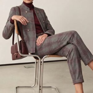 PANTALONE JAQUARD GAMBA DRITTA RISVOLTO 5 PANTALONE JAQUARD GAMBA DRITTA RISVOLTO - Thumbnail Image 1