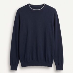 MAGLIA CON DETTAGLI A CONTRASTO E TOPPE 11 MAGLIA CON DETTAGLI A CONTRASTO E TOPPE - Thumbnail Image 5