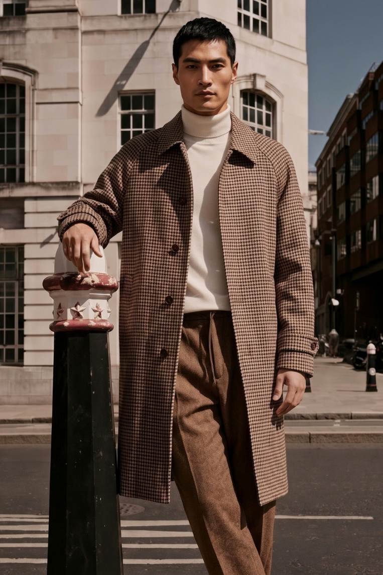 uomo 31 CAPPOTTO MICRO CHECK