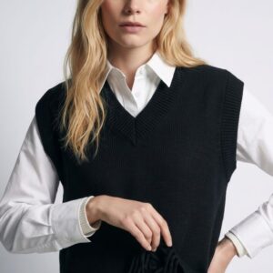 GILET MAGLIA FRANGE VISCOSA 24 GILET MAGLIA FRANGE VISCOSA - Thumbnail Image 11