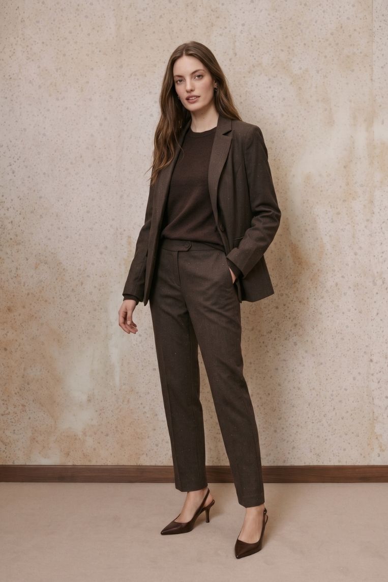 PANTALONE NEW YORK GESSATO LUREX 2 PANTALONE NEW YORK GESSATO LUREX - immagine 2